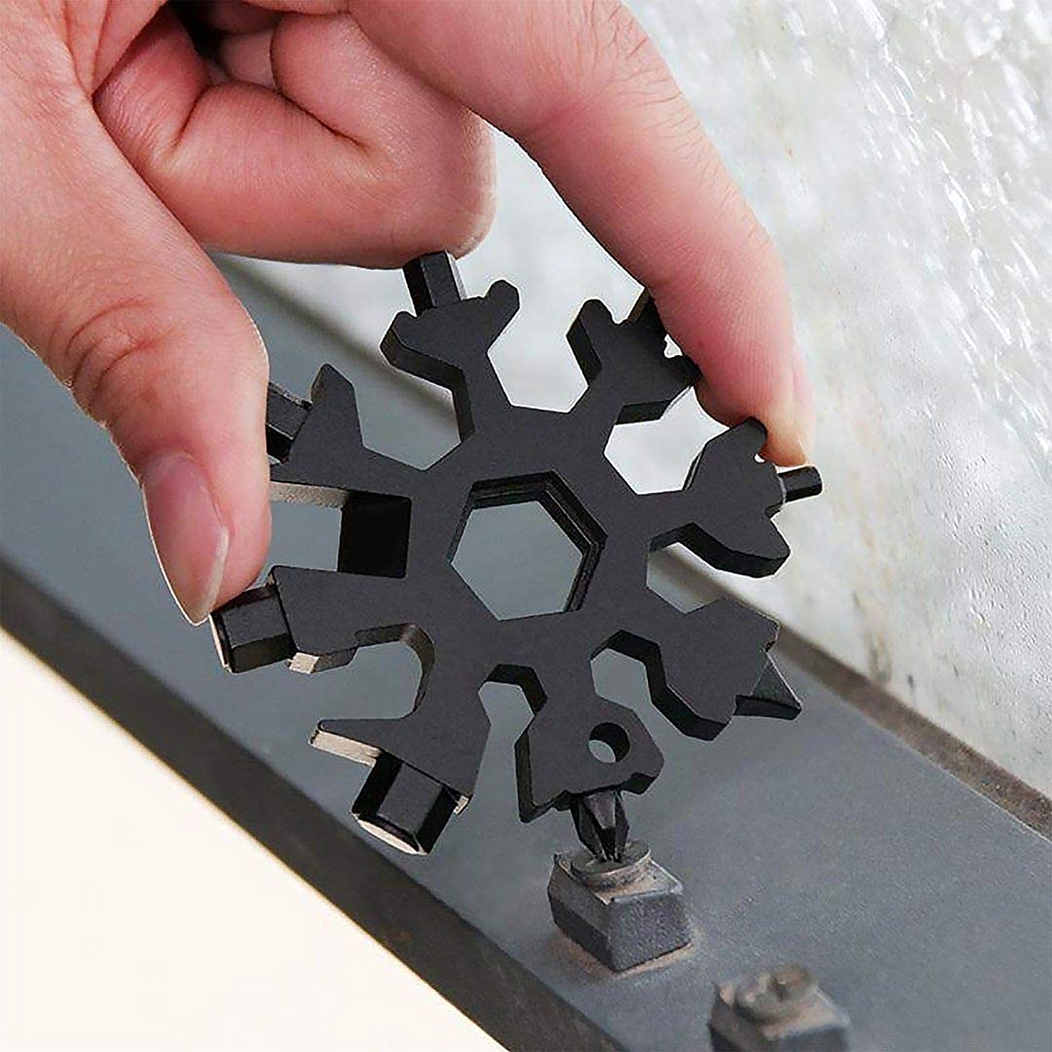 Durable & Portable 18 in 1 Snowflake Multi-Tool, Snowflake Bottle Opener Flat Phillips Screwdriver Kit Wrench Durable & Portable 18 in 1 Snowflake Multi-Tool, Snowflake Bottle Opener Flat Phillips Screwdriver Kit Wrench